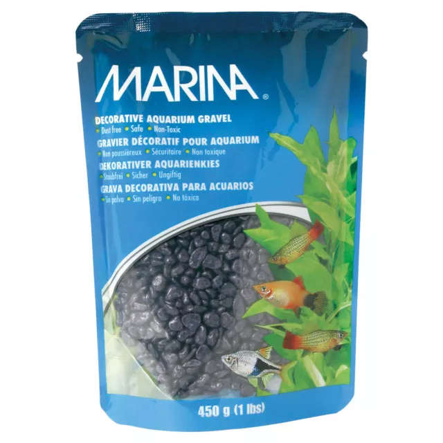 Marina Ghiaia per Acquario Gravel Purple 450 G, Nuovo