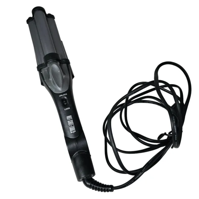 Crimper Hot Shot Tools Nano Ceramic Deep Waver Black