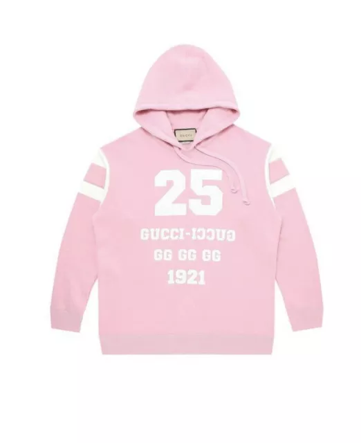 GUCCI 25 Gucci Eschatology And Blind For Love 1921 Hoodie Size Small Pink