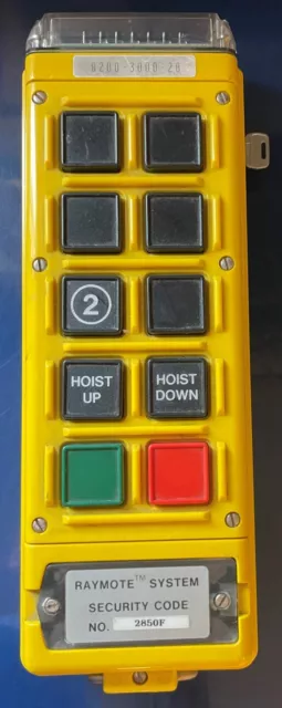 Raymote System Security Code 2850F