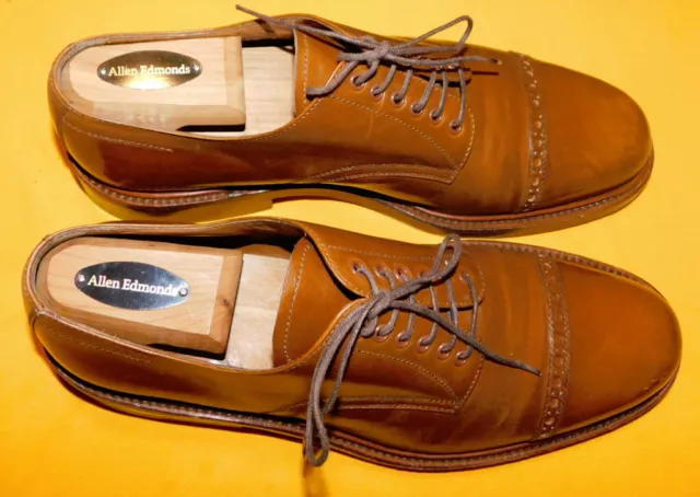 H. Huntsman & Sons/Barneys Ny Light Brown Cap Toe Derby Shoes Size Eu 43/Us 10. 2