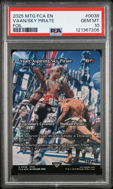 2025 MTG FINAL Fantasy: Through The Ages Foil Vaan, Aspiring Sky Pirate ...
