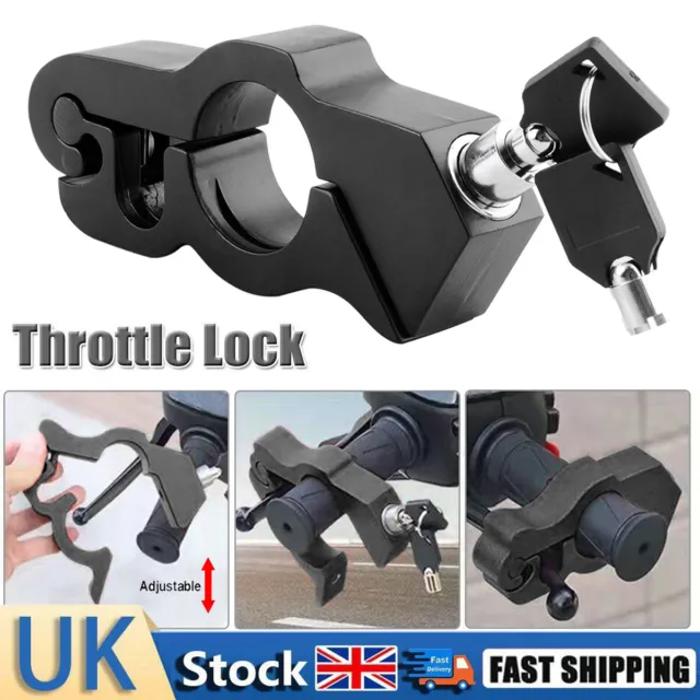 Motorbike Motorcycle ATV Handlebar Throttle Brake Grip Lock Anti Theft Security