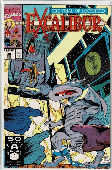Excalibur - Vol. 1 No. 40 - August 1991 - Marvel Comics