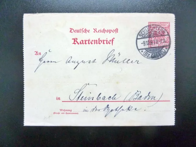 DR-Kartenbrief K1, Stempel SCHLÜCHTERN und STEINBACH - Werbung Schweizer Pillen