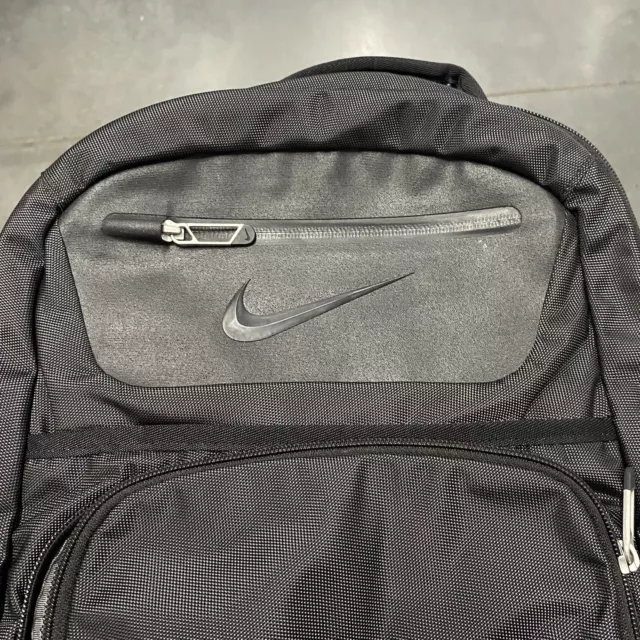 Nike Golf Departure II 2 Backpack Black Travel Bag Max Air Rucksack EUC Sport 3