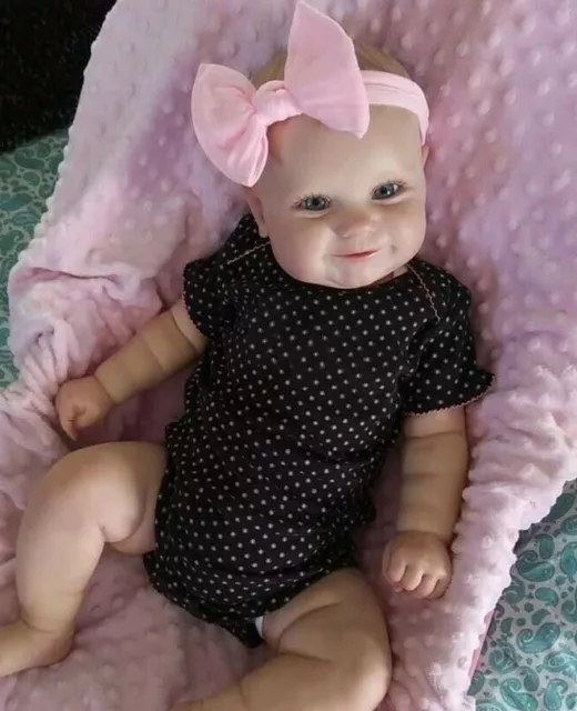 Real Life Reborn Baby Girl Dolls Vinyl Silicone Realistic Newborn Doll XMAS Gift