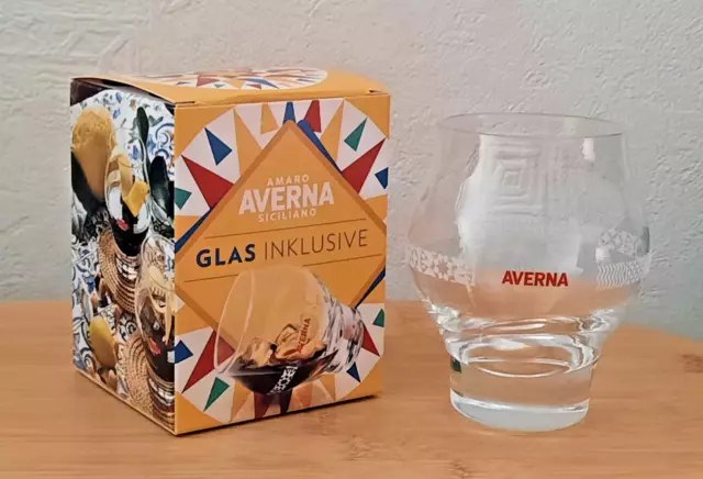 Glas - Amaro AVERNA Siciliano  -  OVP