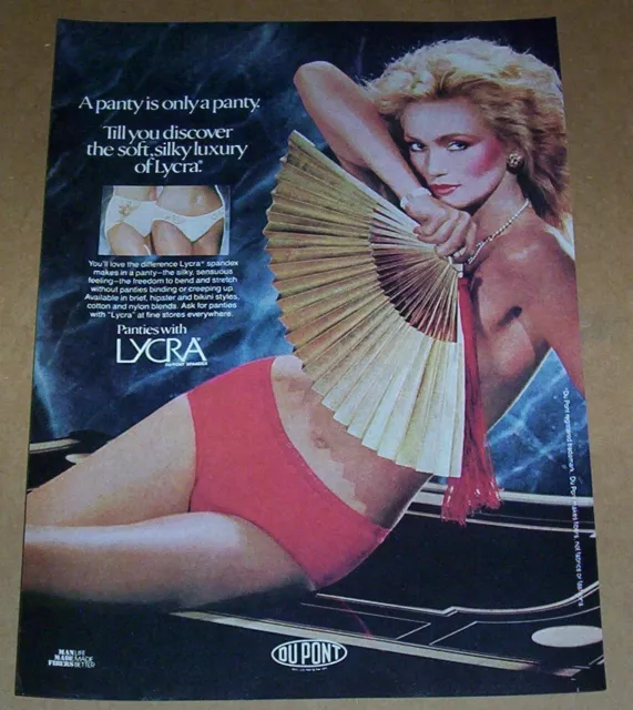 1986 ADVERTISING - Wacoal Panties underwear lingerie vintage SMALL
