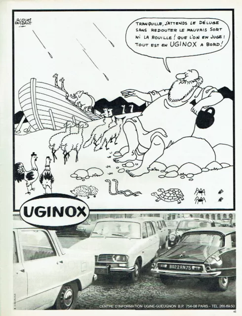 Publicité Advertising1020 1966  Ugine-Geugnon  centre info Uginox par J Faizant