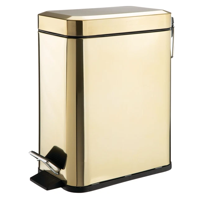 mDesign poubelle sous évier capacité 5L