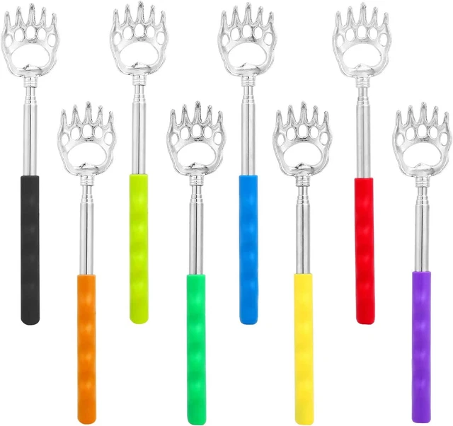 Ohuhu Back Scratcher 8 Pack Extendable Telescopic Bear Claw Itching...