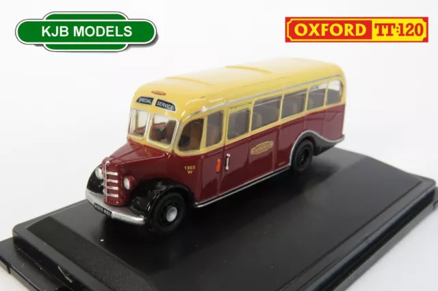 TT Gauge Oxford Diecast 1:120 120OB001 Bedford OB Coach British Rail