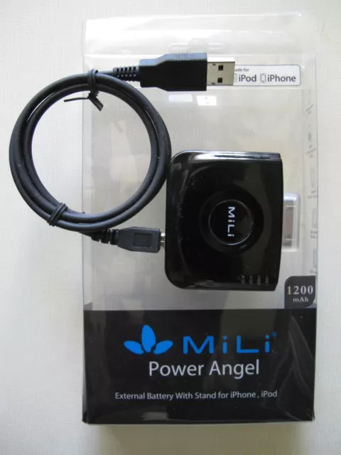 Batterie de secours et support MiLi de 1200 mAh pour iPod 4 ou iPhone 3 et 4