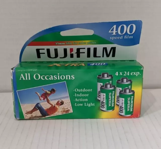 Fuji Film Superia X-TRA 400 35mm Film 4 Pack (XTRA400) EXPIRED 10/2012