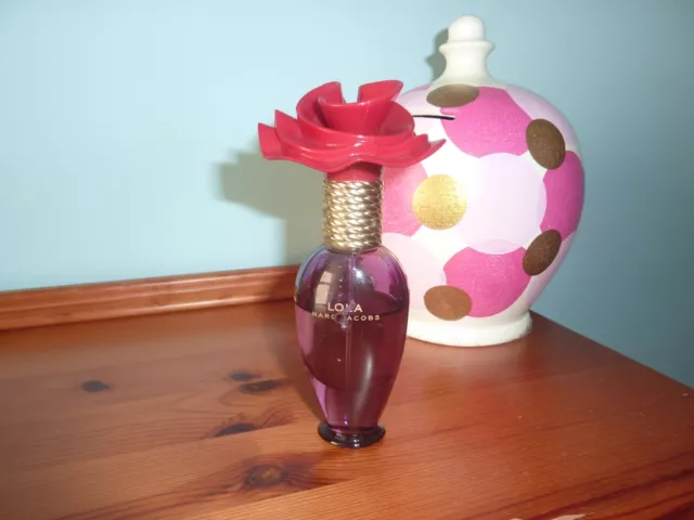 LADIES MARC JACOBS Lola Eau De Parfum 30ml Spray Used About 20ml