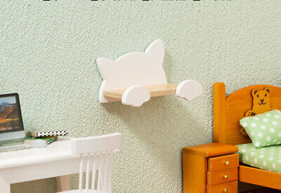 1:12 Scale Dollhouse Miniature Wall Shelf Hanging Rack Furniture Display Decor