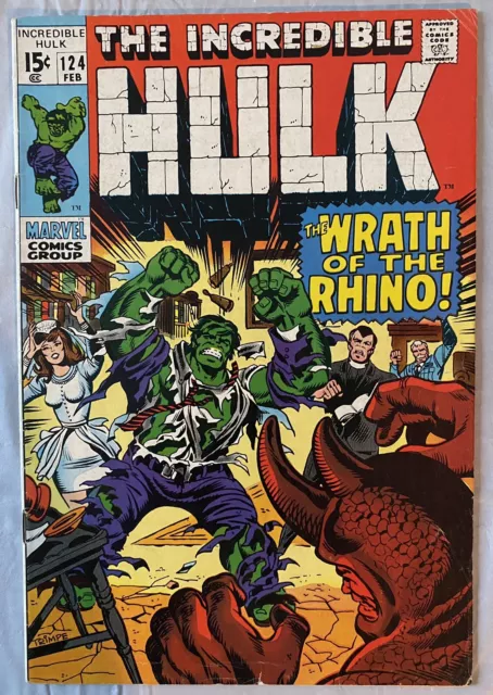Incredible Hulk 124 (Marvel Comics 1969) Herb Trimpe | Sal Buscema | Roy Thomas