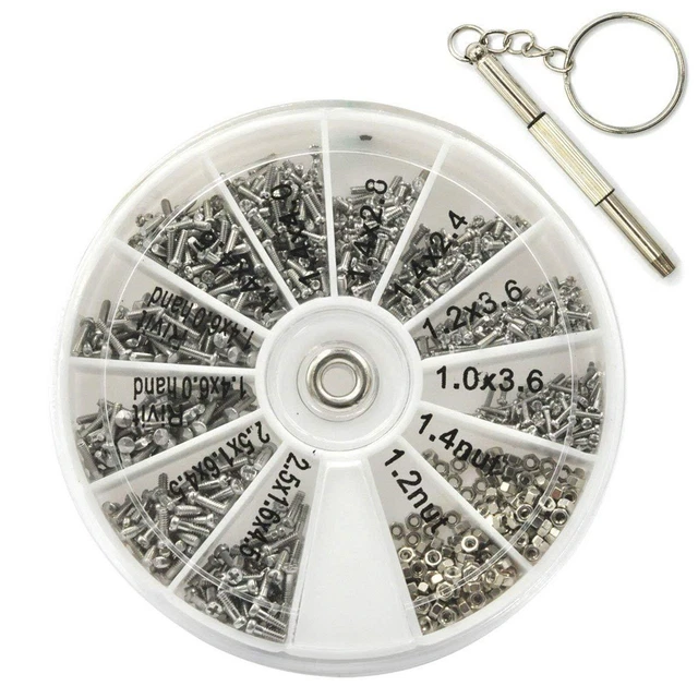Kit De 600 Petites Vis Et écrous Avec Tournevis 4 En 1 - Pour Réparations électroniques, Petits Bricolages