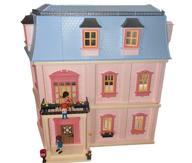 PLAYMOBIL 5303 DOLLHOUSE Romantisches Puppenhaus mit Türklingel Inkl. 3 ...