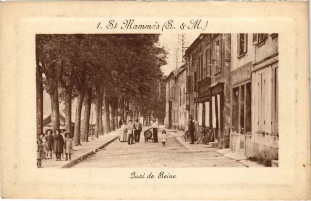 CPA St-MAMMES Quai de Seine (977807)