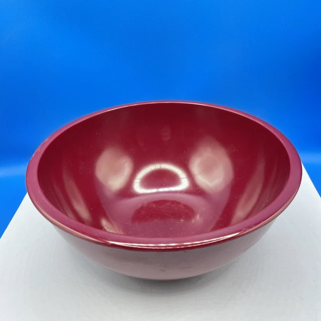 Ciotola Zak Design Rosso Scuro diametro 9" 23cm Vintage