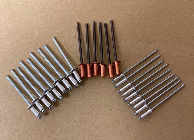 24 POP RIVETS For The Restoration / Repair Of Mamod Live Steam Engines ...