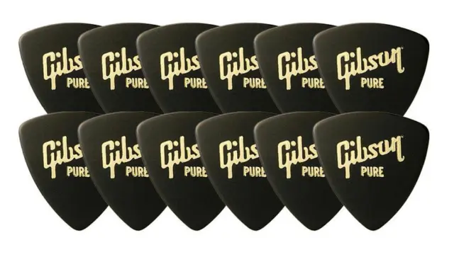 Gibson APRGG-73M Pick Wedge Medium 12er Pack Plektrum Gitarre Plek Plektren Set