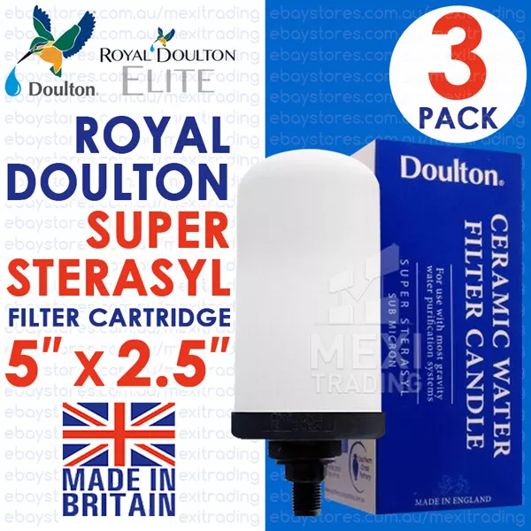 3X Southern Cross Pottery Royal Doulton Super Sterasyl Replacement Filter