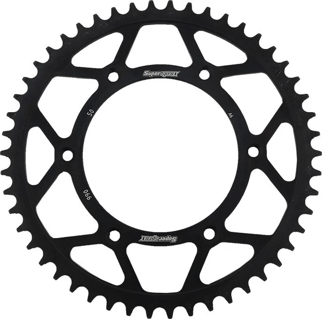 Supersprox Rear Steel Sprocket 50T Black RFE-990-50-BLK