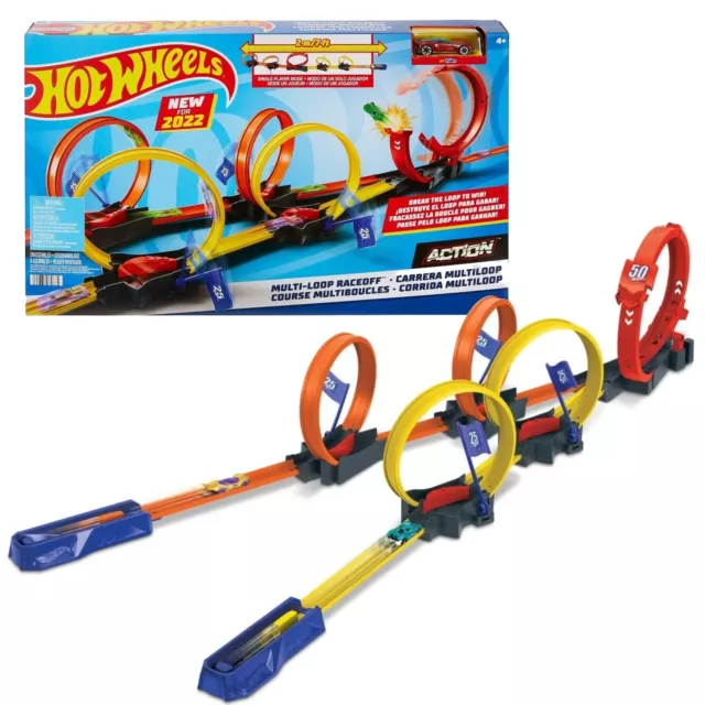 Mattel FLK90 Hot Wheels Track Builder Multi Loop Box