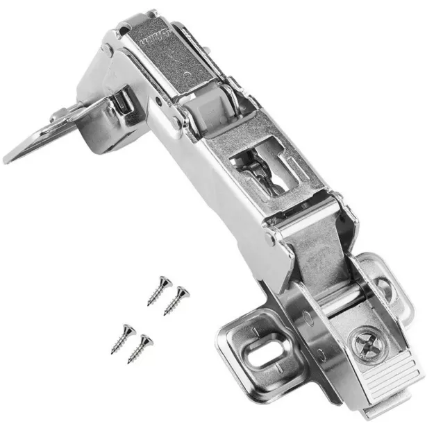 Blum 170 Degree Hinge 71T6550 Clip Top Overlay Application & Mount Plate 173L610