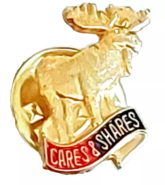 Moose International CARES & SHARES Lapel Pin