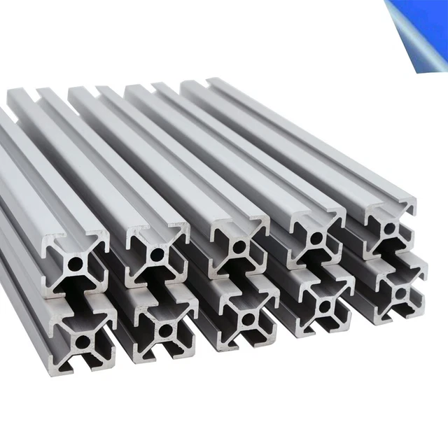 Alu Profil 6 Stück 30x30 Mm (2 M) – Montageprofil Mit Nut 8 Für Konstruktion & DIY-Projekte