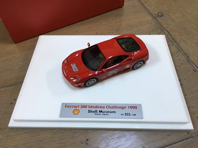 BBR 1/43 FERRARI 360 Modena Challenge 1999 SCHUMACHER SHELL Museum Tokyo RARE 