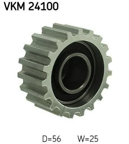 SKF Poulie renvoi / transmission courroie de distribution VKM 24100 56,2mm 19mm