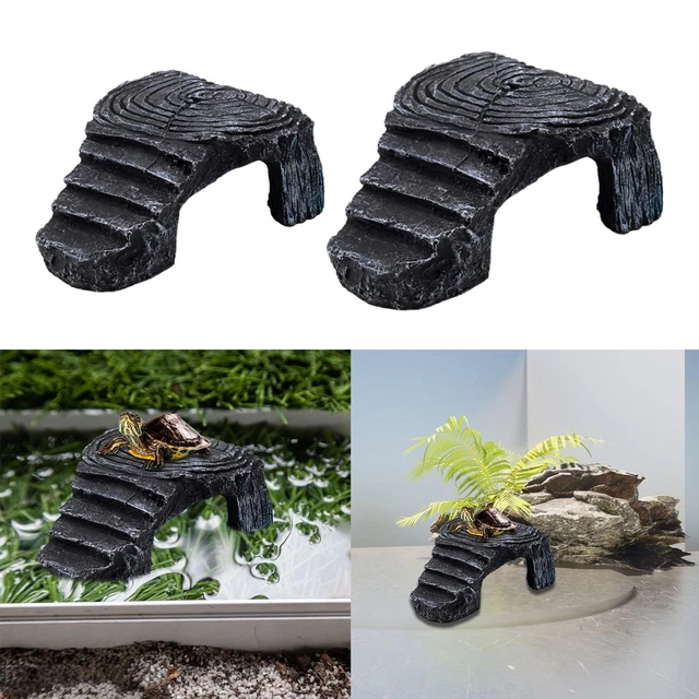 TURTLE BASKING PLATFORM Aquatic Reptile Ramp for Frog Terrapin ...