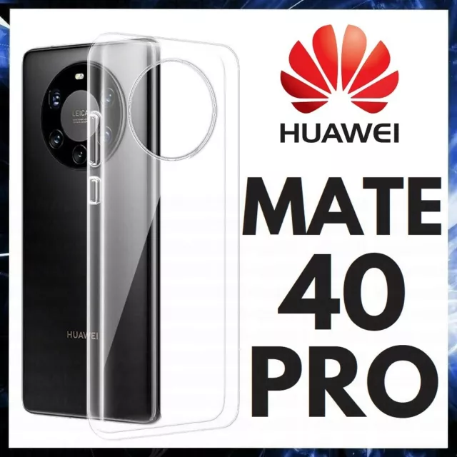 Coque Transparent Pour HUAWEI MATE 40 PRO Étui Souple Silicone TPU Slim