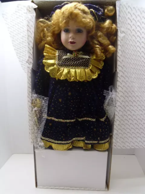 Porcelain Handpainted Doll  "Celeste" by Camelot - Limited Edition W/ COA NIB