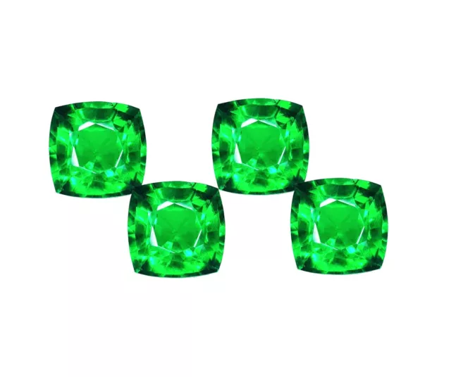 8-10 Cts Natural Tsavorite Garnet Loose Certified Gemstone 4 Pcs Lot garnet WS18 3