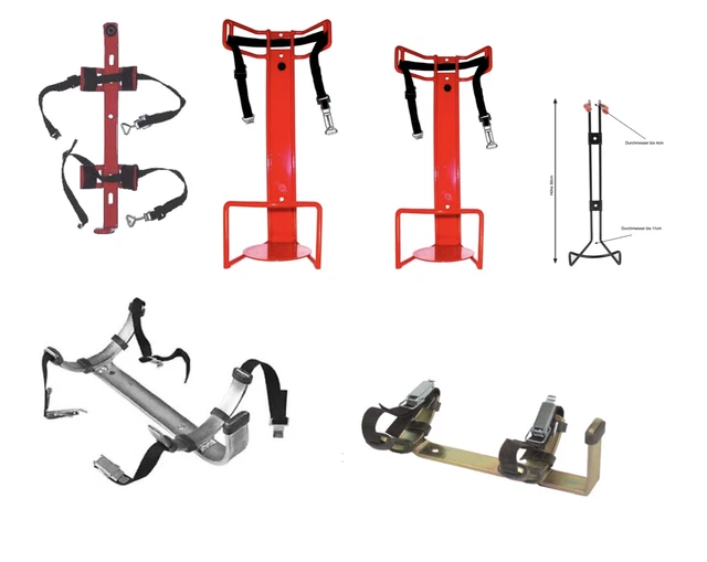 SUPPORTO ESTINTORE 6KG C/CINGHIE - F.R.A - Foto 5