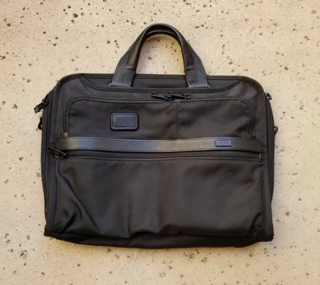 Tumi 'Alpha 2' Portfolio Organizer Business Brief 16" Black 26108D2 MSRP $355