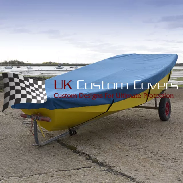 Mirror Dinghy Boat Premium Tailored Waterproof Cover - Blue 204