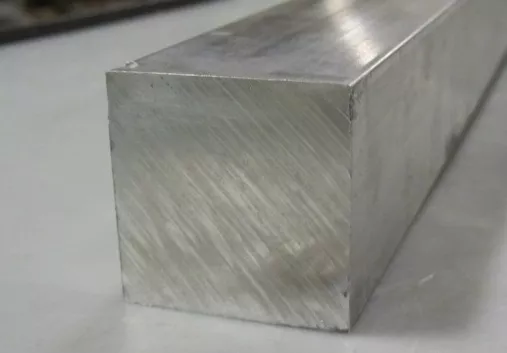 6061 T6511 Aluminum Square Bar 2.0" Thick x 2.0" Wide x 36" Length