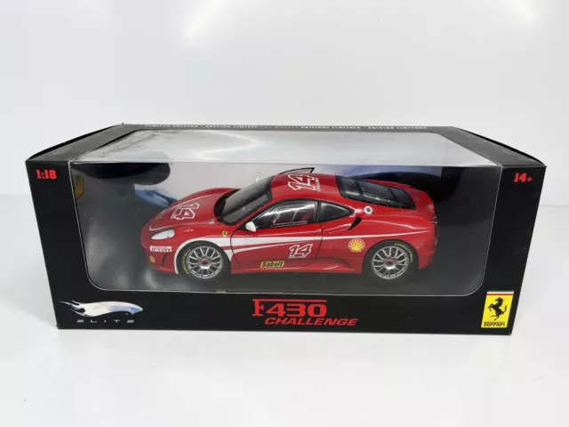 1:18 - Hotwheels - Elite Ferrari F430 Challenge J2923-0510 // VO 13 388