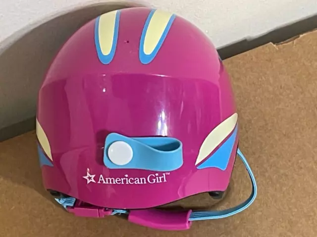 AMERICAN GIRL 2012 Pink SNOWBOARDING HELMET for 18" Doll Only - RETIRED