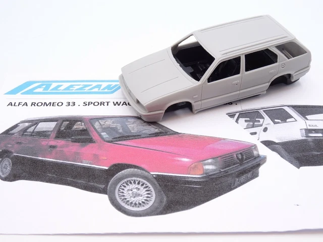 Kit Miniature Alezan Models 1/43 – Alfa Romeo 33 SW Q4 – 1993 – Résine Grise