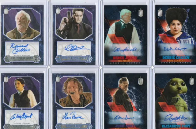 Dr Doctor Who - Autograph Costume Relic Card & Printing Plate Selection NM Topps