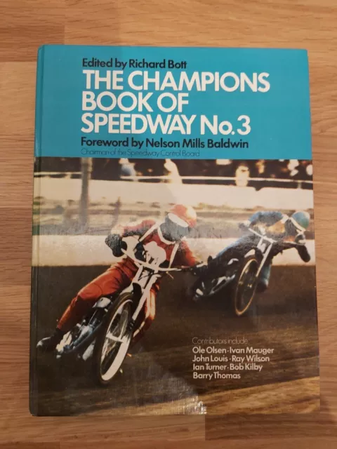 The Champions Book of Speedway No.3 - Hardback - Ed Richard Bott