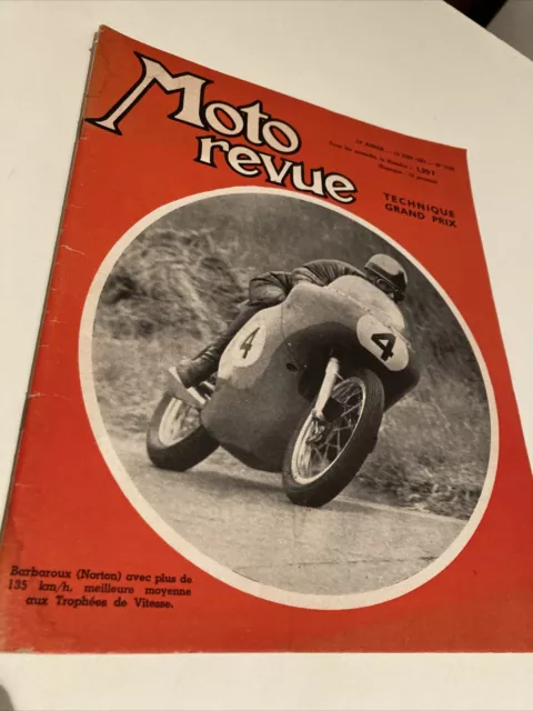 Magazine Moto revue N° 1744 1965 technique GP  Cross St Thibery Trophée MCF etc